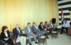 French delegation_Homs Governor