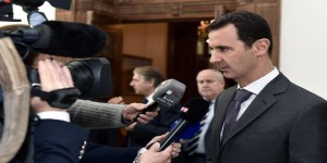 al-Assad- French delegation