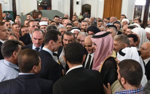 President al-Assad-Eid al-Fitr prayers-al-Safa Mosque-Homs 7