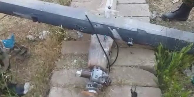 Army unit shoots down a drone of Turkish-backed mercenaries in Idleb countryside