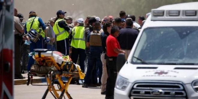 Nineteen children dead in shooting attack at primary school ,Texas