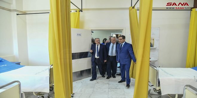 Several developmental projects inaugurated at al-Mouwasat University Hospital, Damascus
