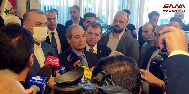 Mikdad: We support Iran in the nuclear file… Abdollahian: A new phase in bilateral relations