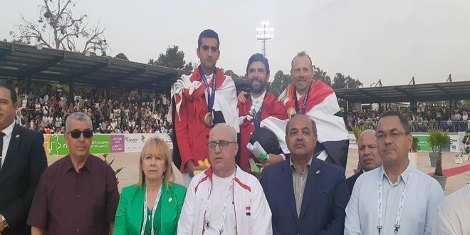 Gold and silver medals for Syria in show jumping at Mediterranean Games