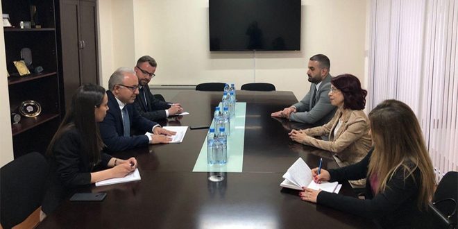 Syrian –Armenian talks on enhancing bilateral relations