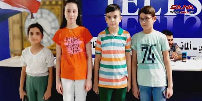 Syrian team obtains advanced positions at European Mental Arithmetic Competition, Germany