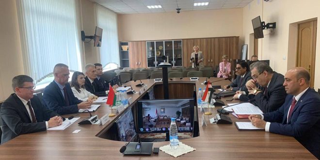 Syria and Belarus discuss ways to enhance cooperation in the scientific and technological fields