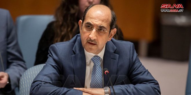 Ambassador Sabbagh: politicizing the chemical file in Syria affirms selectivity and double standards policy