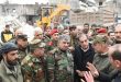 Commissioned by President al-Assad… Defense Minister tours sites damaged by devastating earthquake in Aleppo