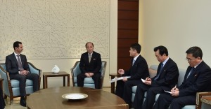 presidente al-Assad delegación norcoreana