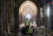 Obras de restauración del Mercado de Sogas en Alepo