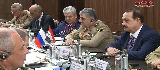 Ministros de Defensa de Siria y Rusia ratifican alianza en lucha contra el terrorismo y otros campos