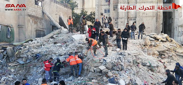 Cifra de muertos por el terrenmoto en Siria aumentó a 1262, afirma Ministro de Salud