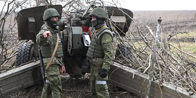 Ataque ruso con artillería contra una concentración de las fuerzas ucranianas en Jersón