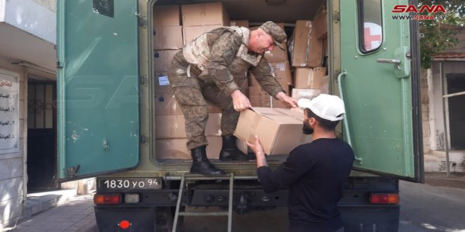 Rusia entrega ayuda médica al Departamento de Salud de Latakia