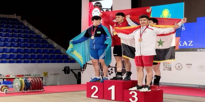 Siria logra medalla de bronce en Campeonato Mundial de Halterofilia en Albania