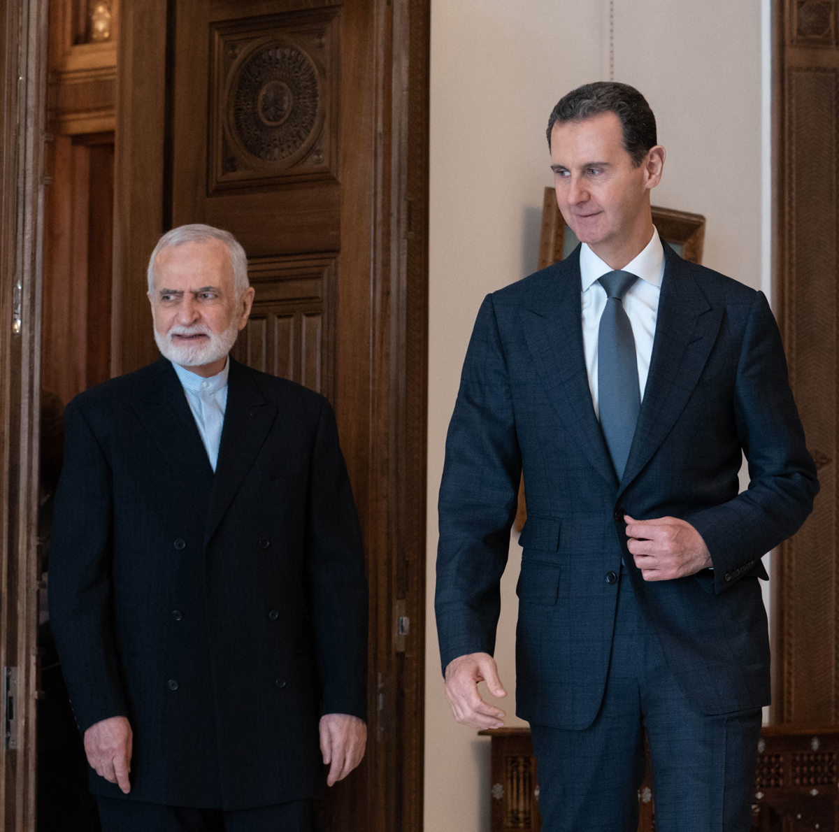 Presidente Al-Assad recibe al jefe del Consejo de Relaciones Exteriores de Irán
