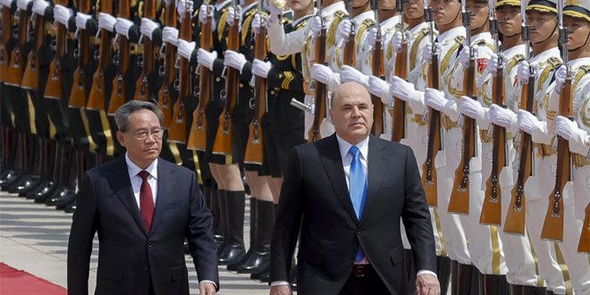 Primer ministro ruso: Las relaciones entre Rusia y China se están fortaleciendo