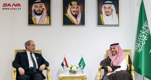 Cancilleres de Siria y Arabia Saudita sostienen encuentro en Riad