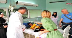 Hospital Infantil de Damasco recibe dispositivos y suministros médicos de Rusia