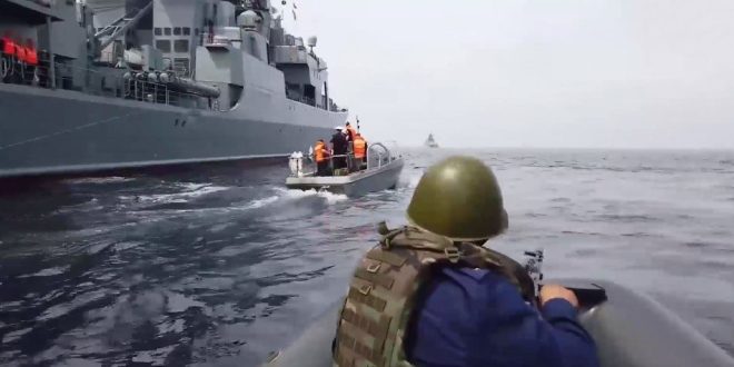Maniobras navales ruso-chinas en el Mar de Japón