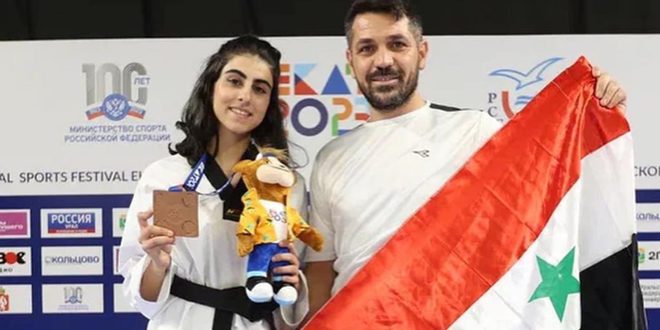 Siria gana presea de bronce en Campeonato Mundial Universitario de Taekwondo