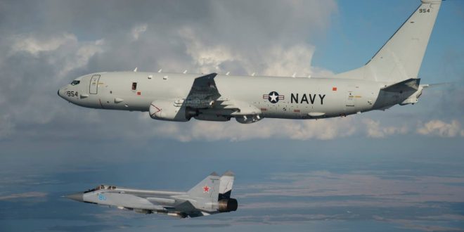 Un avión Poseidón de EEUU es interceptado por un MiG-31 ruso sobre el mar de Barents