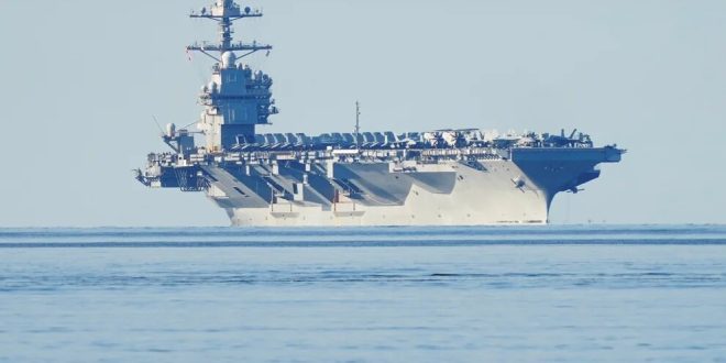 EEUU envía el portaaviones más grande y poderoso del mundo para apoyar la guerra de "Israel"