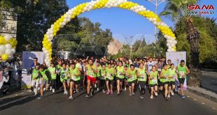 Maratón en Damasco para apoyar a los niños con cáncer
