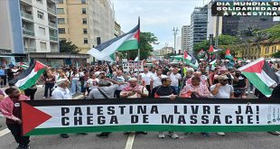Brasil participa en jornada solidaria mundial con Palestina