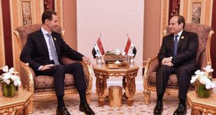 Presidentes de Siria y Egipto se reúnen en Riad/Arabia Saudita