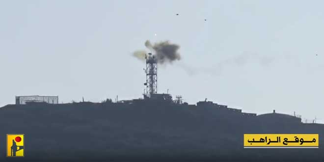 Resistencia libanesa bombardea sitios militares del enemigo israelí