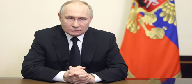 Putin dirige un mensaje al pueblo ruso tras el atentado terrorista en Crocus City Hall