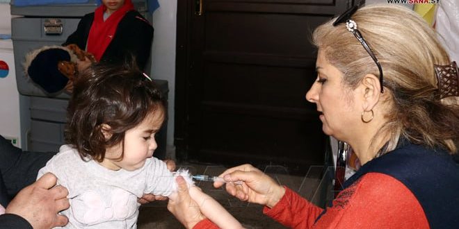 Siria lanza campaña nacional de vacunación para niños menores de 5 años
