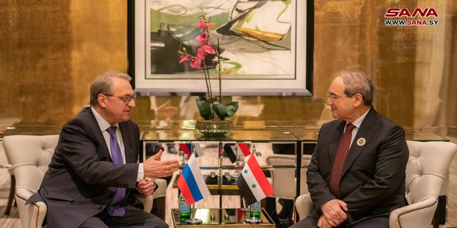 Al-Mekdad y Bógdanov examinan cuestiones de mutuo interés para Siria y Rusia