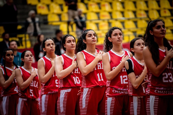 تیم بسکتبال زیر 16 سال بانوان سوریه به فینال جام ملت های آسیا راه یافت 30-6-2022