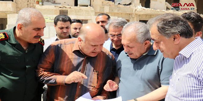بازدید نخست وزیر از استان حلب و از چندین پروژه در آن مطلع شد