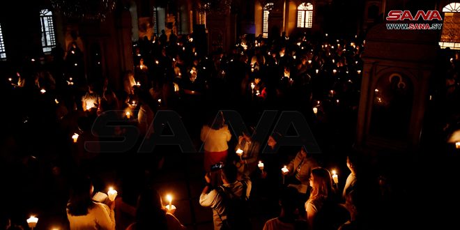 طوایف شرقی مسیحی سوریه عید پاک را جشن می گیرند