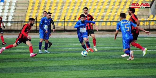 Les deux équipes al-Jaïch et Jablé font un match nul au terme du 11e round de la 1ère Ligue de football