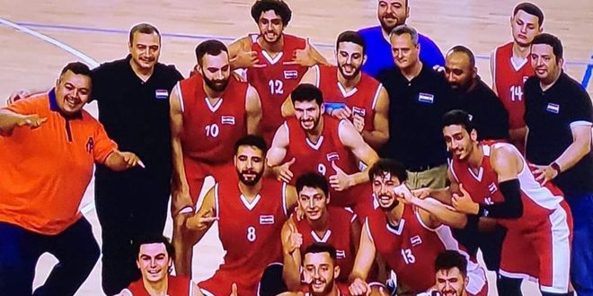 La sélection olympique syrienne de basketball (-23 ans) bat son adversaire américaine au championnat «Sada»