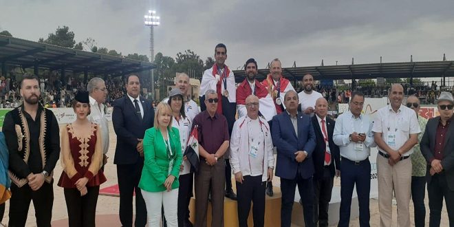 Hamcho et Gharib remportent les médailles d’or et d’argent au saut d’obstacles aux jeux méditerranéens
