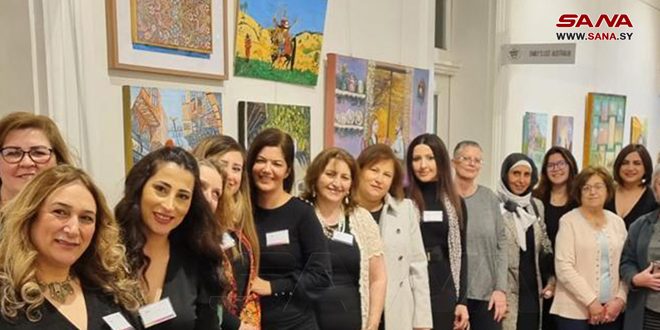 Avec la participation de 7 artistes syriennes… l’association /Zannoubia/ en Australie organise sa 1ère exposition