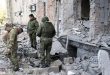 Dégâts matériels causés par le ciblage du régime de Kiev, du centre de la ville de Donetsk avec des missiles