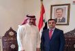 L’ambassadeur d’Arabie saoudite visite l’ambassade de Syrie à Mascate