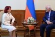 Le président arménien à l’ambassadrice de Syrie : L’Arménie soutient la Syrie et souhaite la paix et la stabilité au peuple syrien