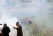 פלסטינים לקו בחנק במהלך דיכוי הפגנת בית דגן