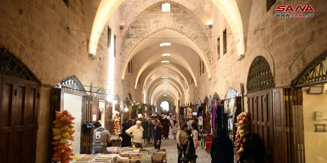 Культурно-развлекательное мероприятие в Старом городе Алеппо