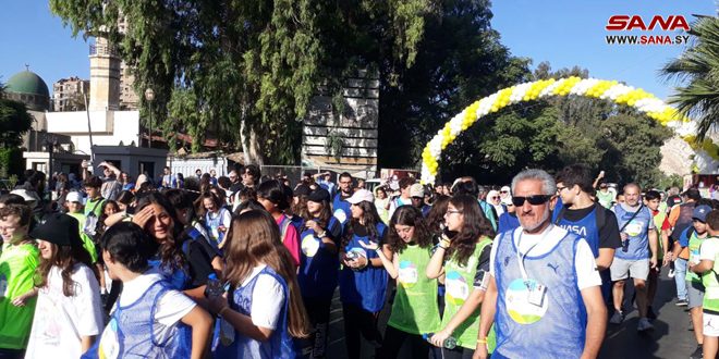 С участием более 800 человек в Дамаске прошел марафон в поддержку онкобольных детей