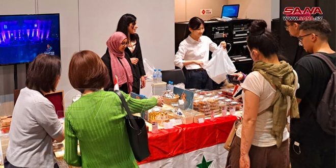 Сирийское участие на Арабском благотворительном базаре в Токио
