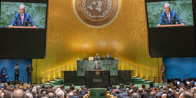 При участии Сирии ГА ООН проводит 78-ю сессию высокого уровня